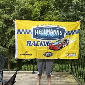 NASCAR Flag 2006 HELLMANN'S Kasey Kayne Dodge Charger  EVERNHAM Motorsports #9